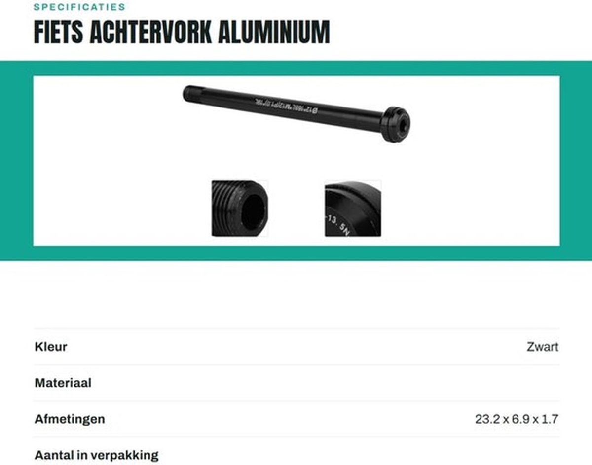 Achtervork Professioneel Ontwerp - Fiets Frame Tas - Aluminium Legering - Lichtgewicht - Eenvoudig te Installeren - Duurzaam - Fietsframe