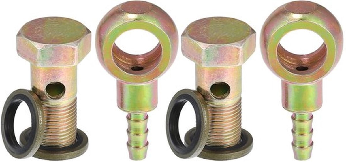 Remleiding Bout Adapter Kit 6 mm OD (Set van 2)