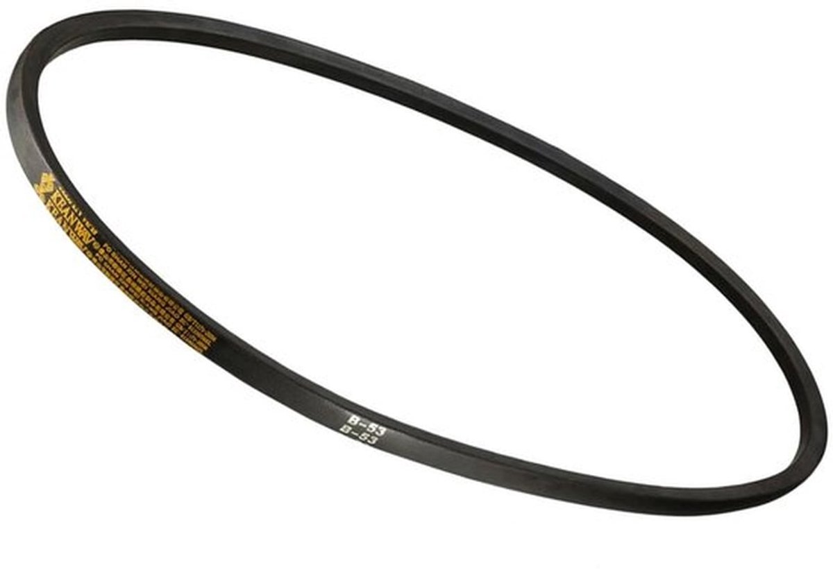 Aandrijfriem Rubber - Neopreen - 133" x 0,63" x 0,47" - Trapeziumontwerp - Flexibel - Geschikt voor diverse sectoren - Riem