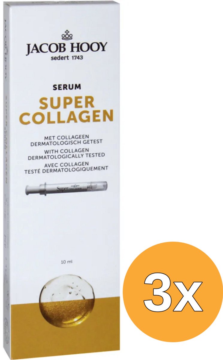 3x Jacob Hooy Super Collageen (10 ml)