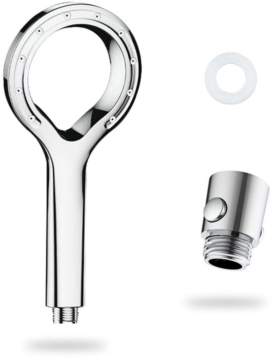 Douchekop Waterbesparend - Hogedruk - Handdouche - Afsluitventiel - 1/2 Inch Aansluiting - Hoogwaardig ABS Materiaal