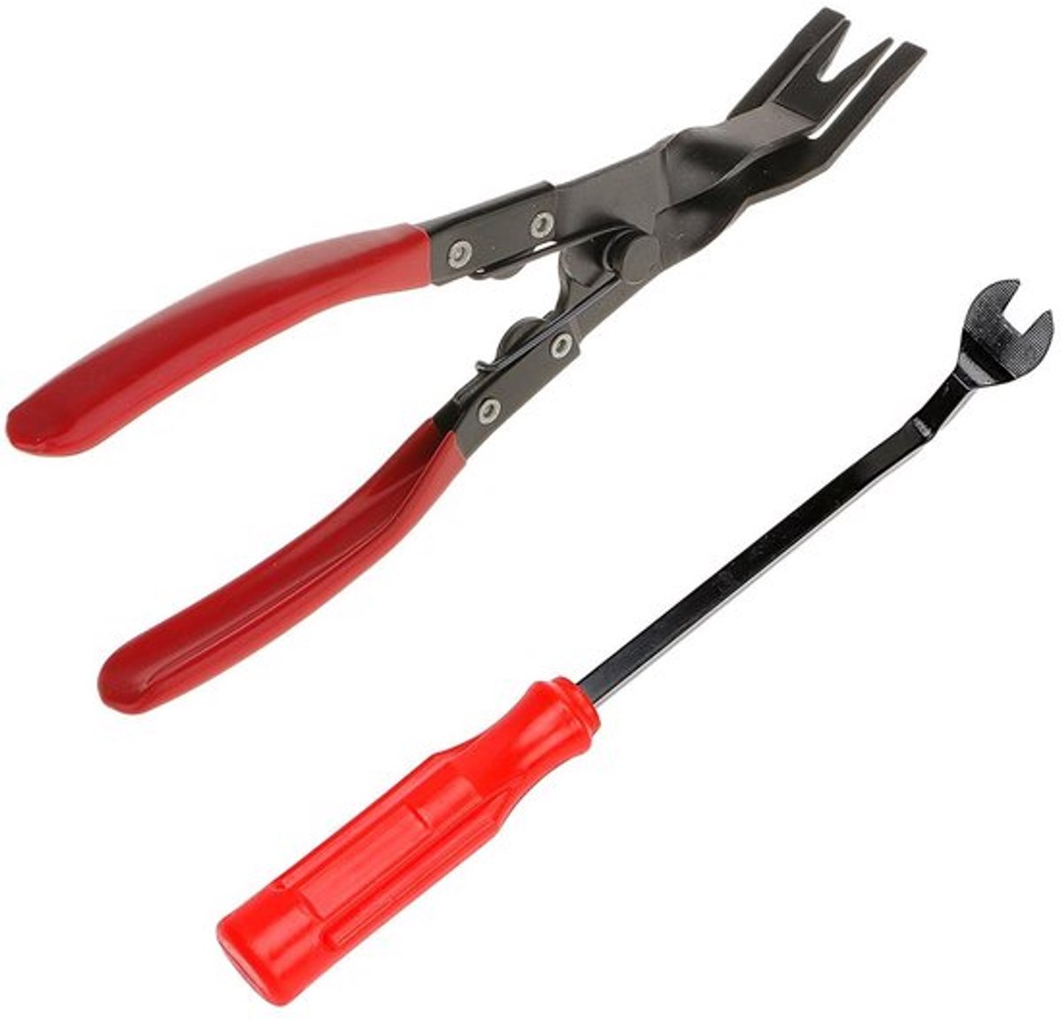 Klinktang Kunststof - Trim Cliptang - Druktang - Universele Tang - Autobekledingsklemmen - 235 x 35 mm - Eenvoudig Verwijderen - Bekledingsontgrendeltang