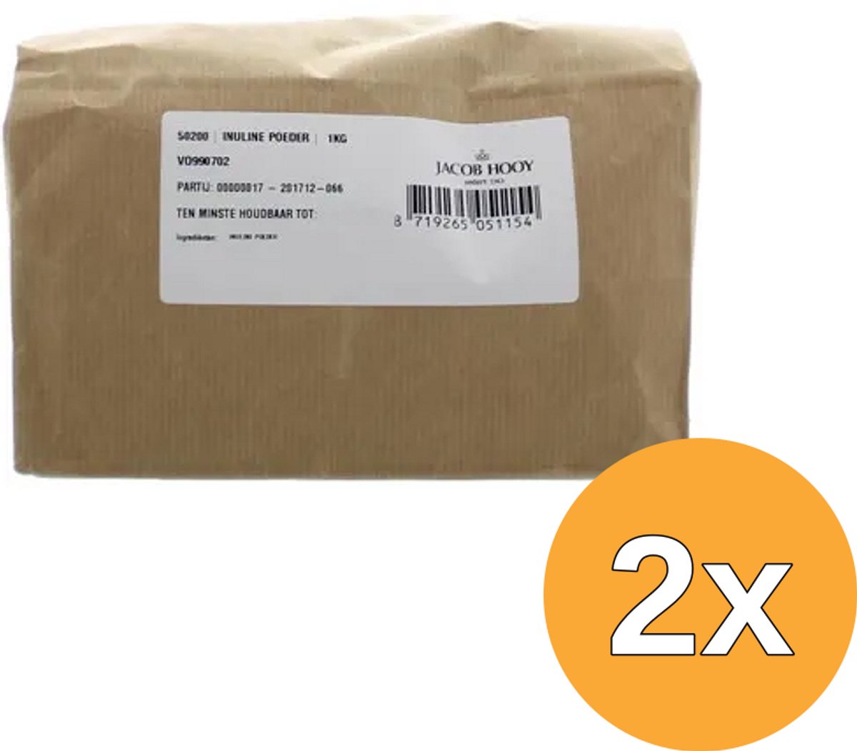 2x Jacob Hooy Inuline (1000 gr)