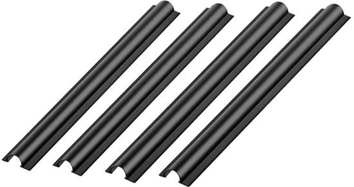 Kabelmanchet 4 Stuks - Kabelsok - Kabelmantel - PVC - Zwart - 180 x 16 mm - Kabelhoes