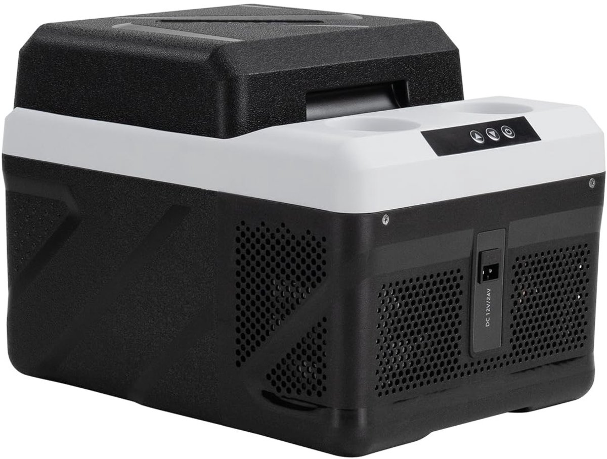 Solidchoice - 12 Liter Draagbare Koelbox met Elektrische Compressor en 12V Aansluiting