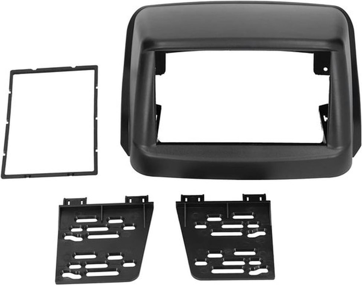 Instapframe voor Double DIN Stereo-installatie, 7 inch Radio Fascia voor DVD Audio Speler en Navigatiepaneel Geschikt voor Doblo 2002-2017 met Eenvoudige Montage en Perfecte Pasvorm