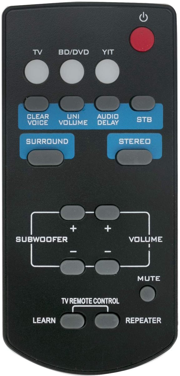 Solidchoice - Afstandsbediening voor Yamaha Soundbar
