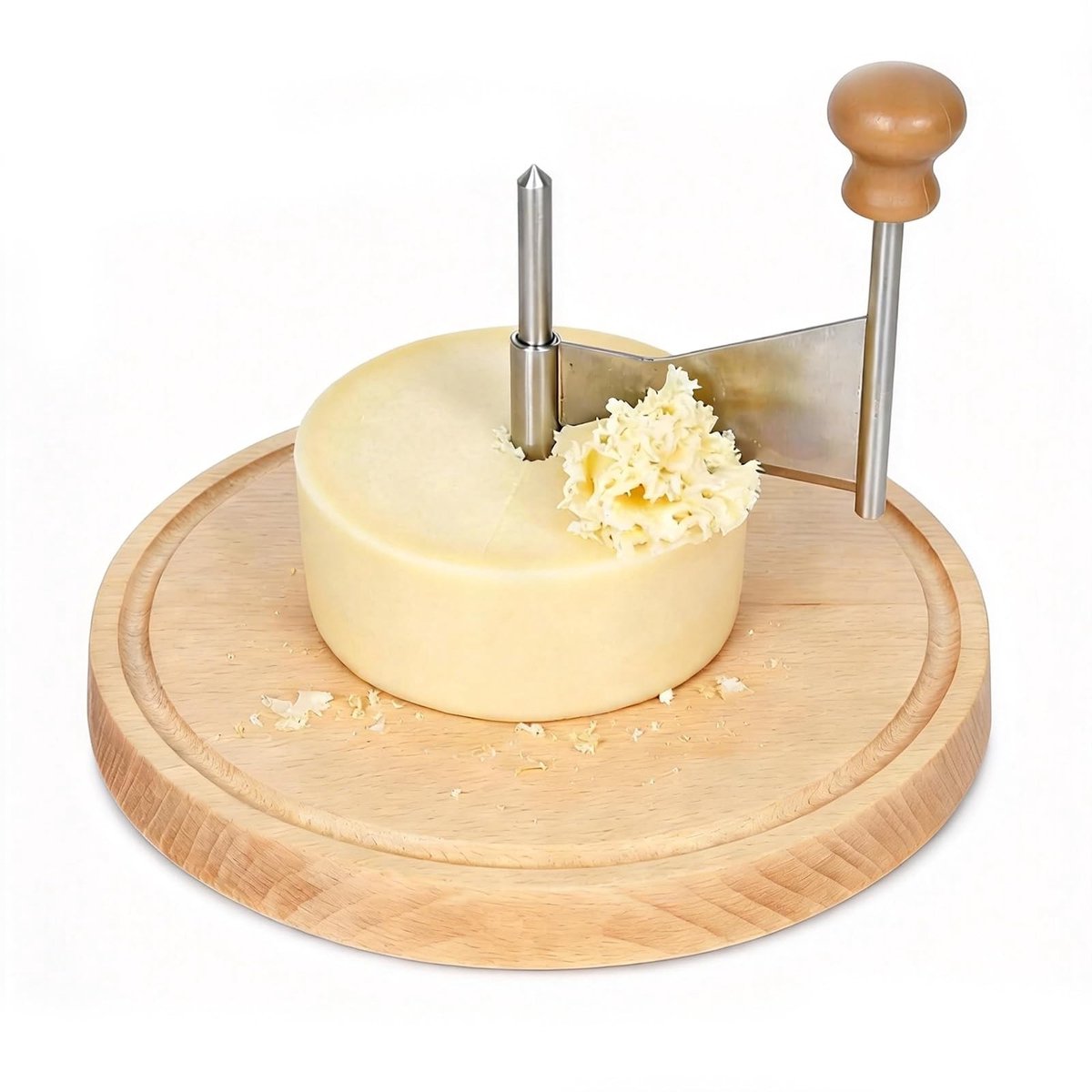 Solidchoice - Ronde Kaassnijder Voor Tete de Moine Kaas, Ø 21,5 cm