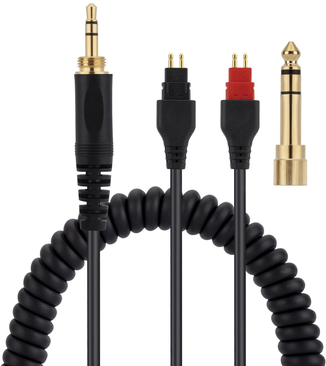 Solidchoice - Vervangingsaudio-kabel voor Sennheiser HD 600 Serie 1.5m