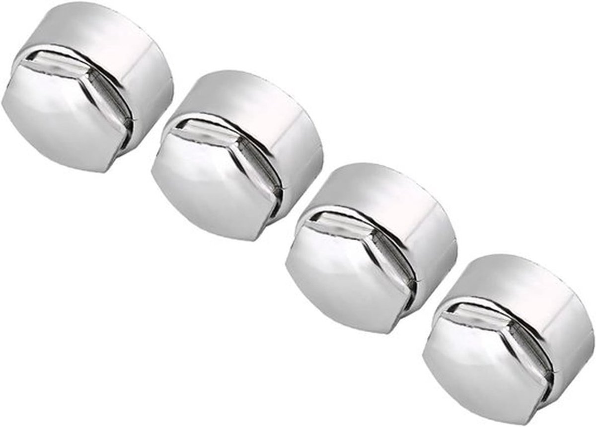 Wielschroefafdekking - 17 mm - 20 stuks - automoer - diefstalbeveiliging - afdekking dop (zilver)