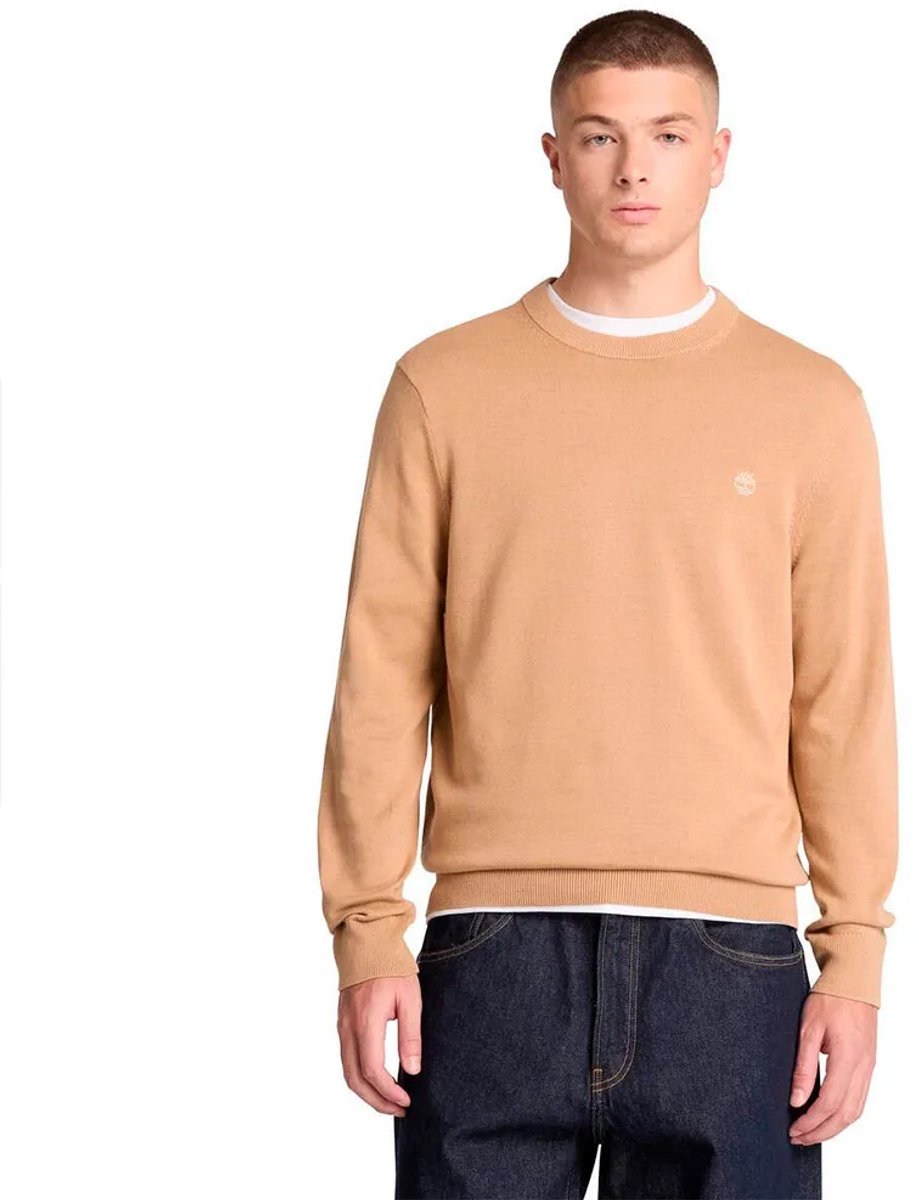 Timberland Williams River Cotton Crew Neck Sweatshirt XL Man Tannin