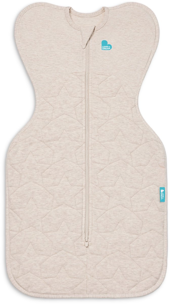 Love to Dream™ Babyslaapzak Swaddle Up™ - Inbakeren - Baby 0-3 maanden - 3.5-6 kg - Winter - Oat Quilted