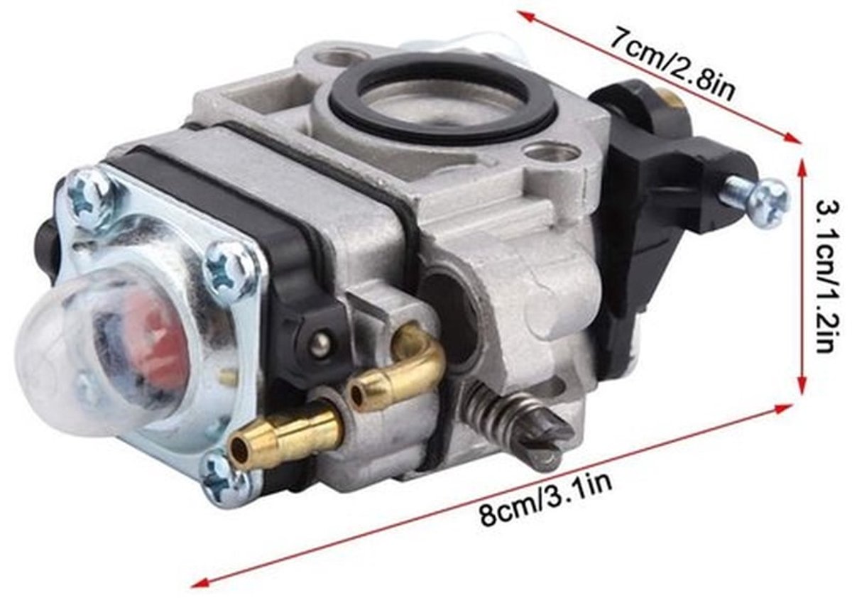 Carburateurset 100% gloednieuw - Carburateur afstelgereedschap - Carburateur synchronisatie set - Inlaatboring 10,5 mm - Montagegat 31 mm - Metaal