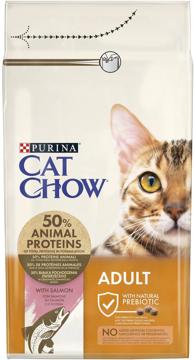 Solidchoice - Volwassen Kattenvoer met Zalm en Tonijn, 6 x 1.5 kg
