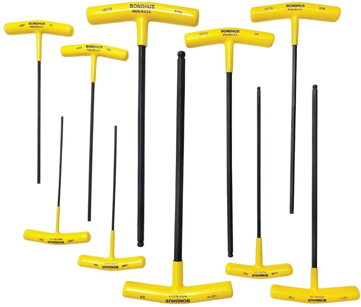 Solidchoice - T-Handgreep Balldriver Hex Set 10-delig
