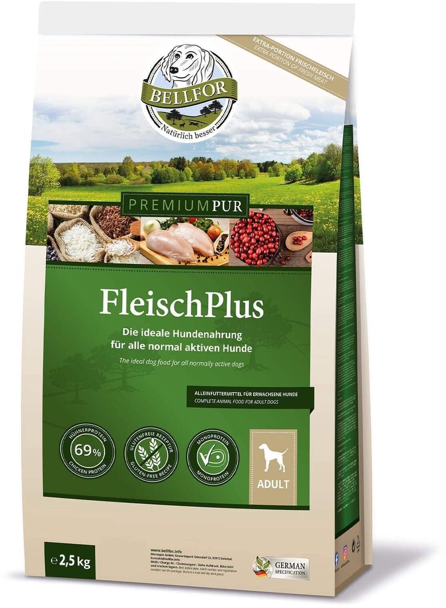 Solidchoice - Premium Glutenvrij Hondenvoer met Hoog Vleesgehalte 2.5 kg