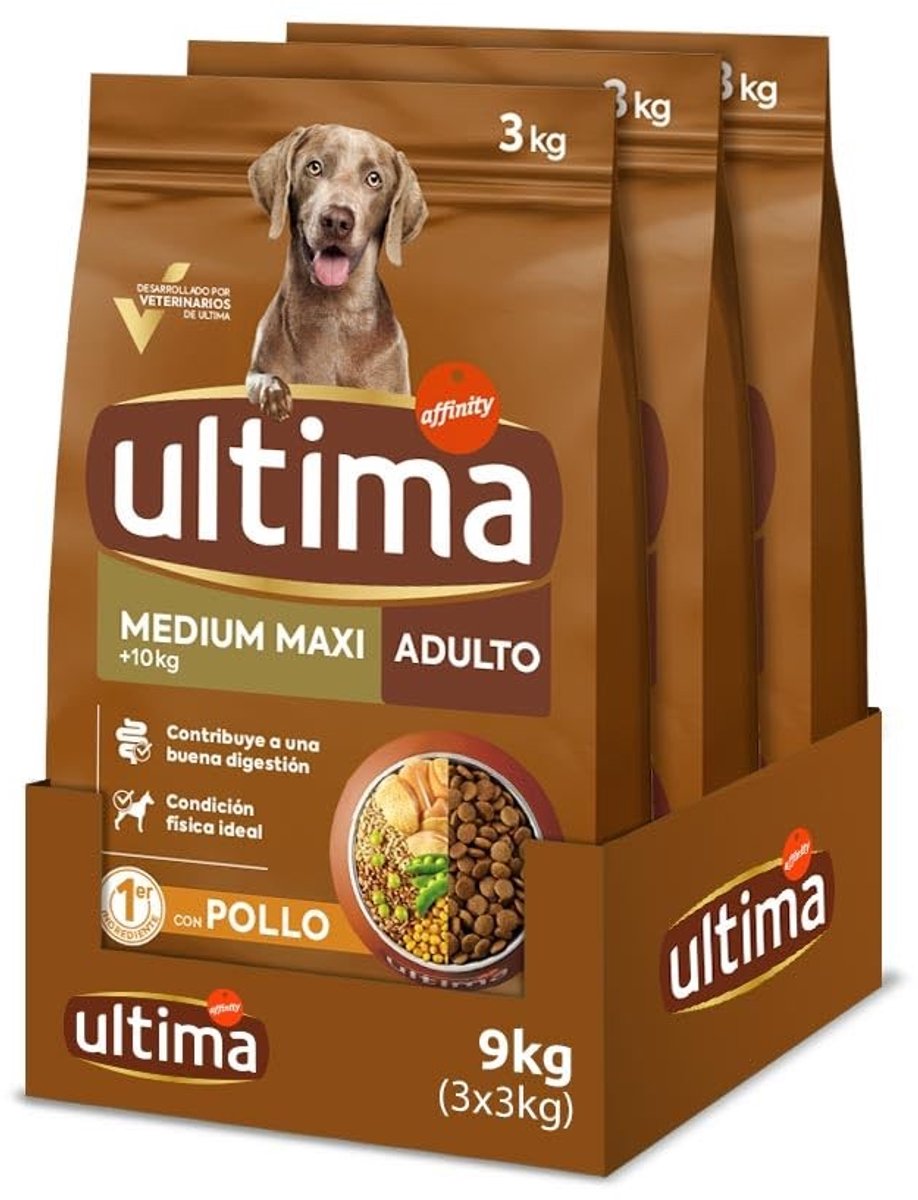 Solidchoice - Hondenvoer voor Volwassen Honden met Kip 3 x 3 kg