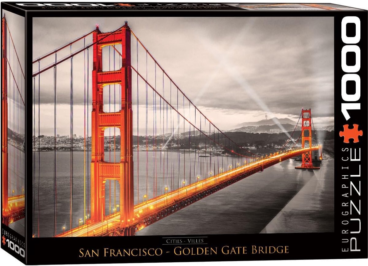 Solidchoice - Golden Gate Bridge Puzzel van 1000 Stukken