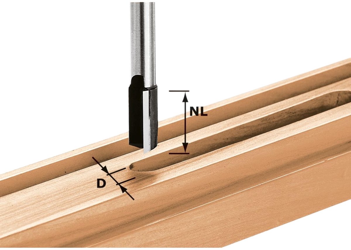 Solidchoice - HW Groeffrees Ø 8 mm, Professionele Kwaliteit