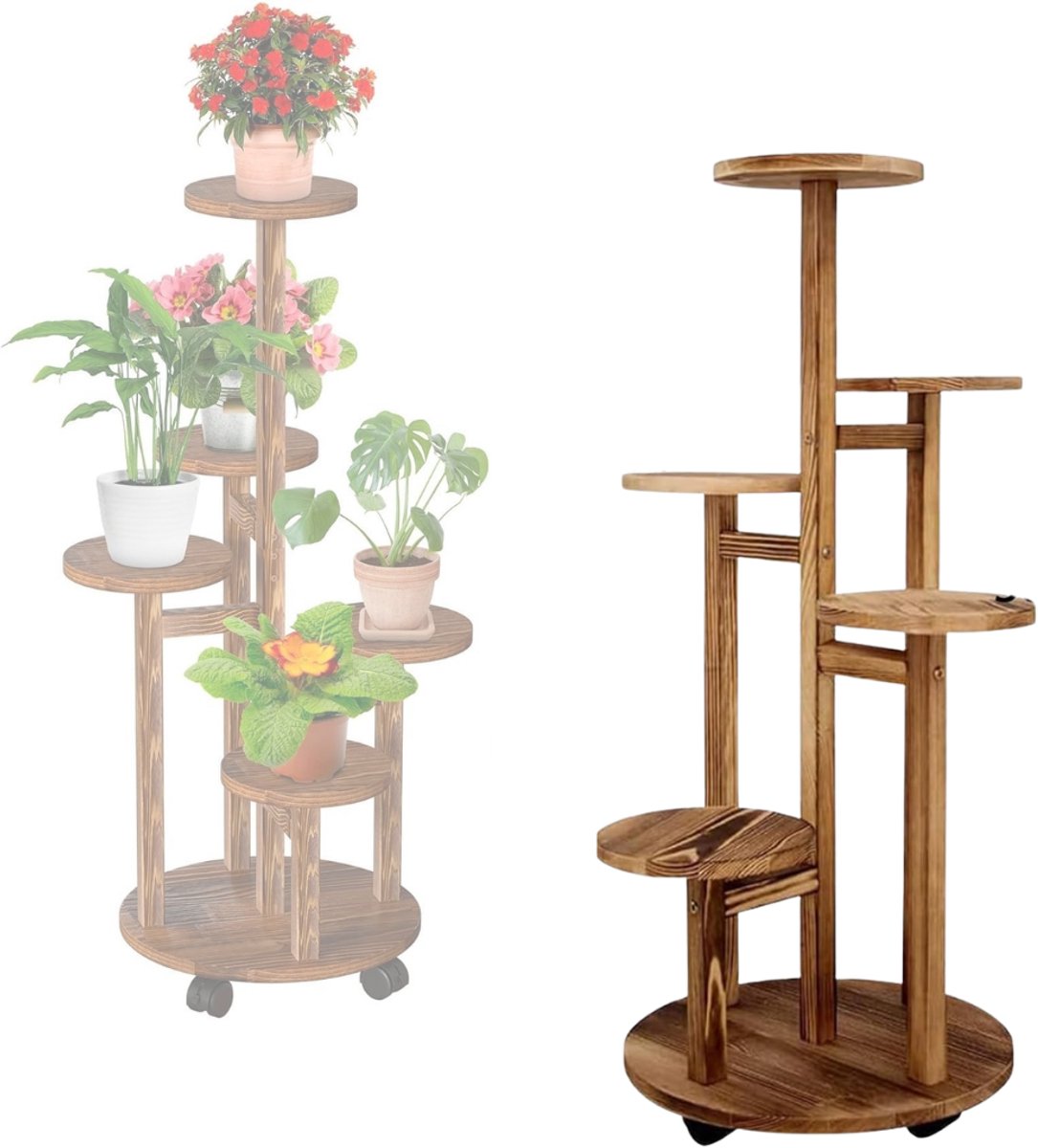 Zavio® Plantentafel - Plantenstandaard voor Binnen - Plantenzuil