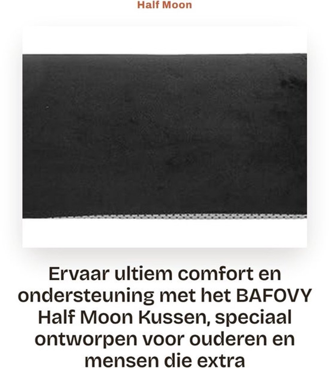 Kussen Ergonomisch Ontwerp - Knieondersteunend Kussen - Halve Maan Kussen - Verwijderbare Kussenhoes - Comfortabel Ondersteunend Kussen - Drukverlichting en Vermoeidheid. - Steunkussen