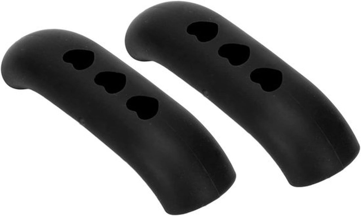 Flexibele Pannenlap - Hittebestendig - Zwart - Ovenschalen - Kookaccessoire - Geschikt voor Alle Soorten Pannen - Siliconen Ondersteuning - Handvat - Keukenhulp - Anti-Slip.