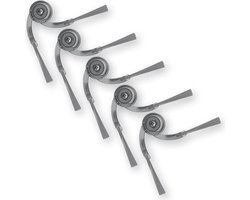 Vijf zijborstelaccessoires Geschikt voor de Roborock Qrevo Curv/Q10 S5/Q10 X5/Q7 M5/Q7 L5 robotstofzuigers.
