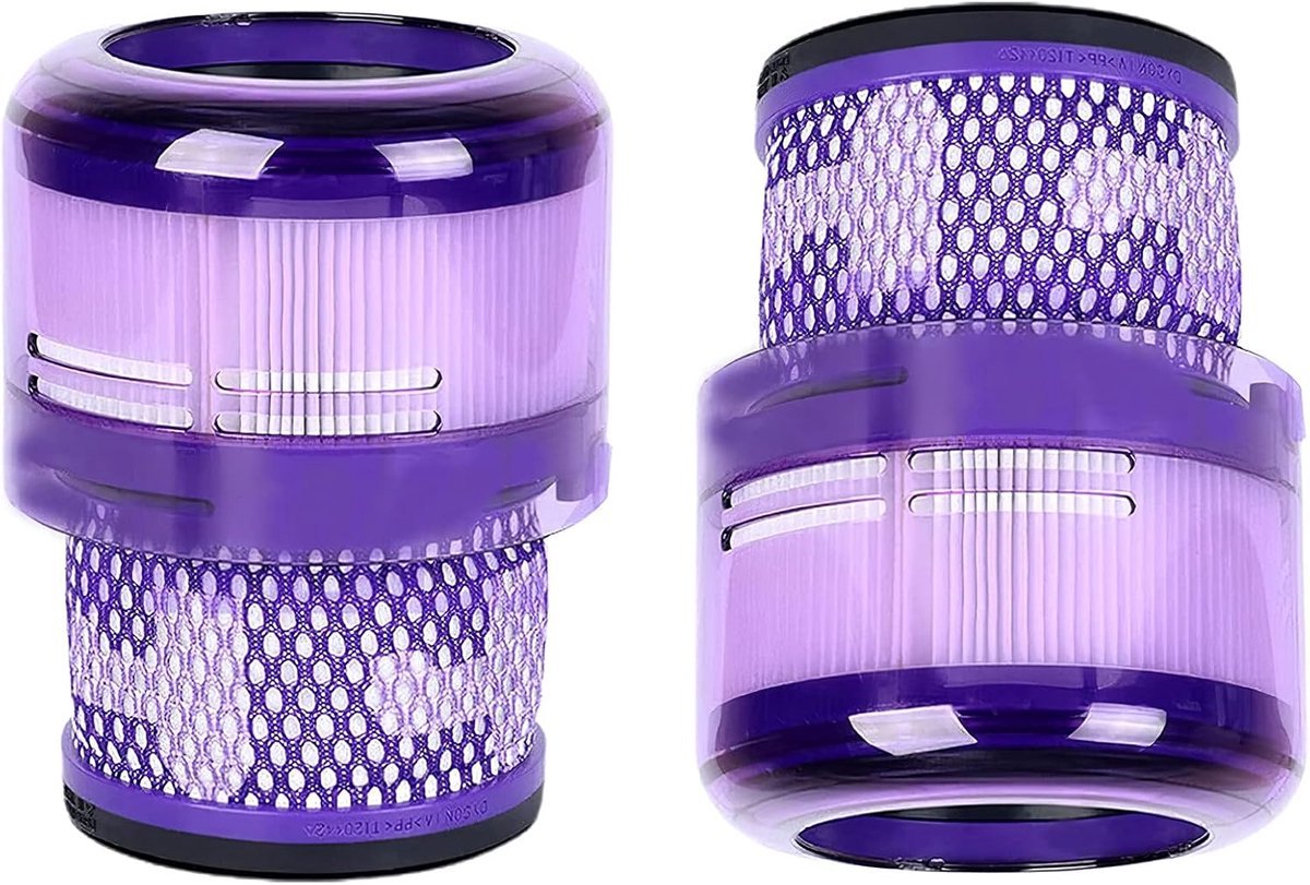 2 stuks Stofzuigerfilter compatibel met Dyson Omni-glide+ | Omni-glide, SV19 stofzuiger - HEPA-filter paars - Promessa-Solutions