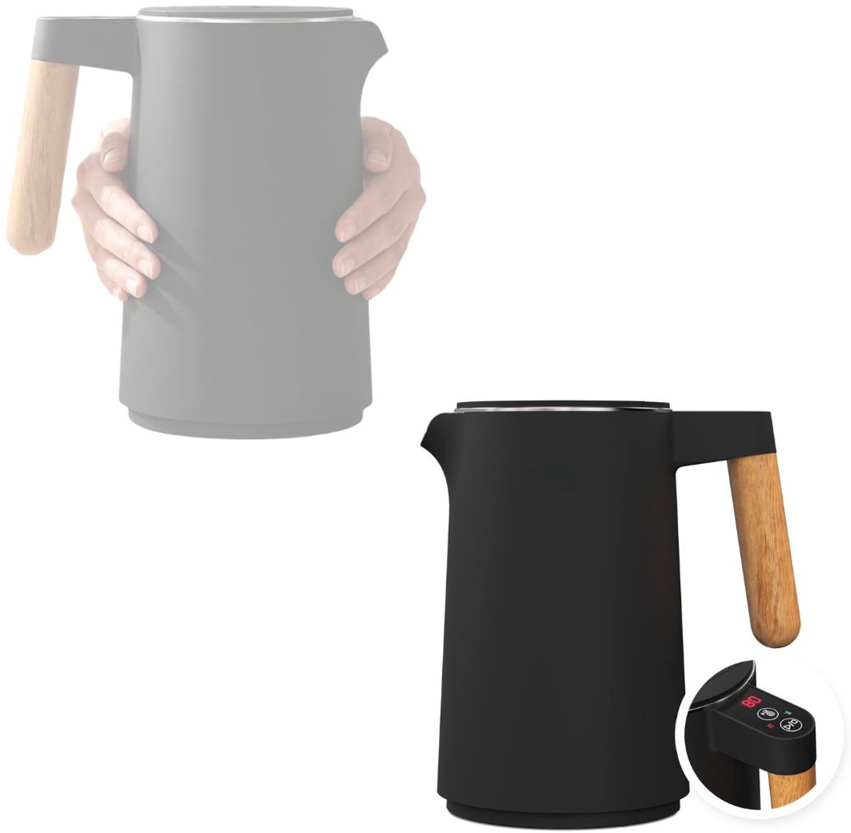 Zavio® Waterkoker met Temperatuurregeling - Heetwaterdispenser - Waterkoker RVS