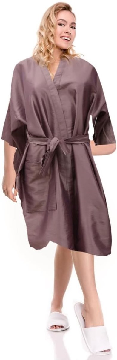 Heren Badjas voor Kappers, Kimono en Salon Schort voor Haarstyling, Spa en Cosmetica Gebruik