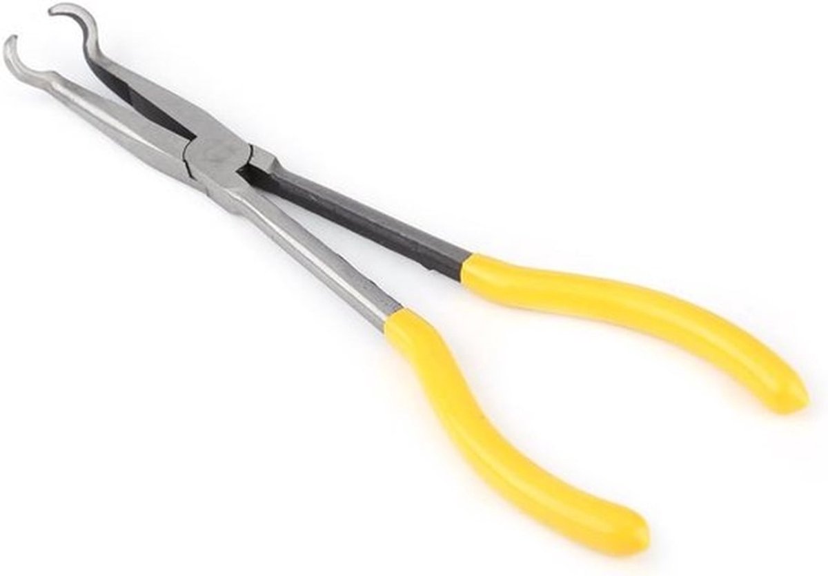Extra lange neus tang 11 inch met 45/90 graden gebogen punt - Handgereedschap voor hobby en reparatie, ideaal voor precisiewerk