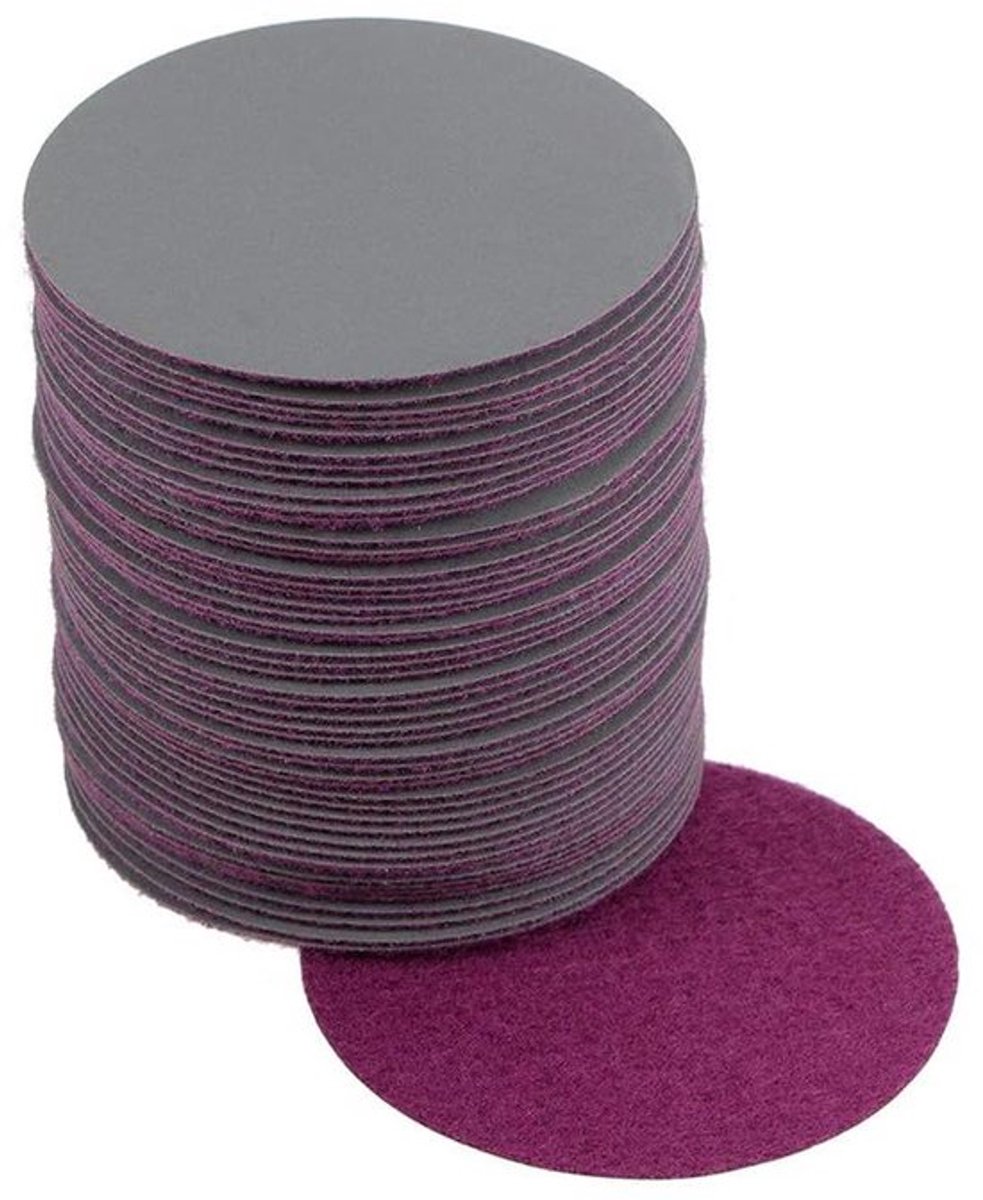schuurschijf boor schuurpapierschijf droog nat haken slijpen schuurschijven 2000 korrel - slijpoppervlak - 50 stuks - geschikt voor stofvrij schuren - blauw 2 inch.
