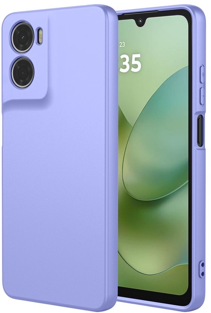 Coverup Hoesje - Geschikt voor Motorola Moto G06 / G06 Power Hoesje - Coverup Colour TPU Back Cover - Lavendel
