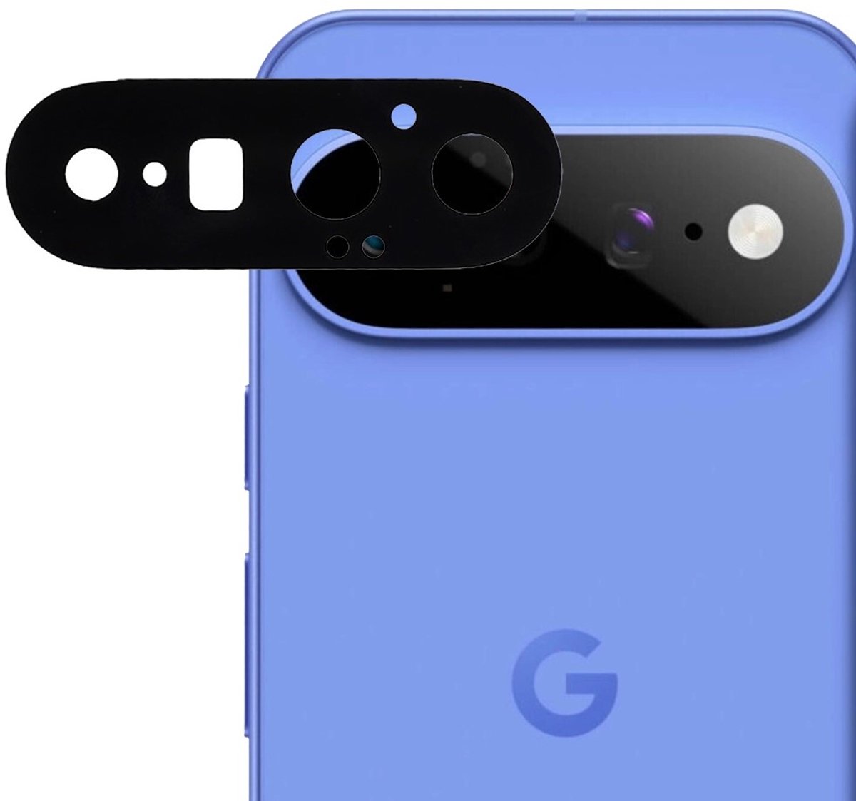 Coverup Camera Lens Protector - Geschikt voor Google Pixel 11 Camera Lens Protector - Coverup 9H Tempered Glass - Zwart