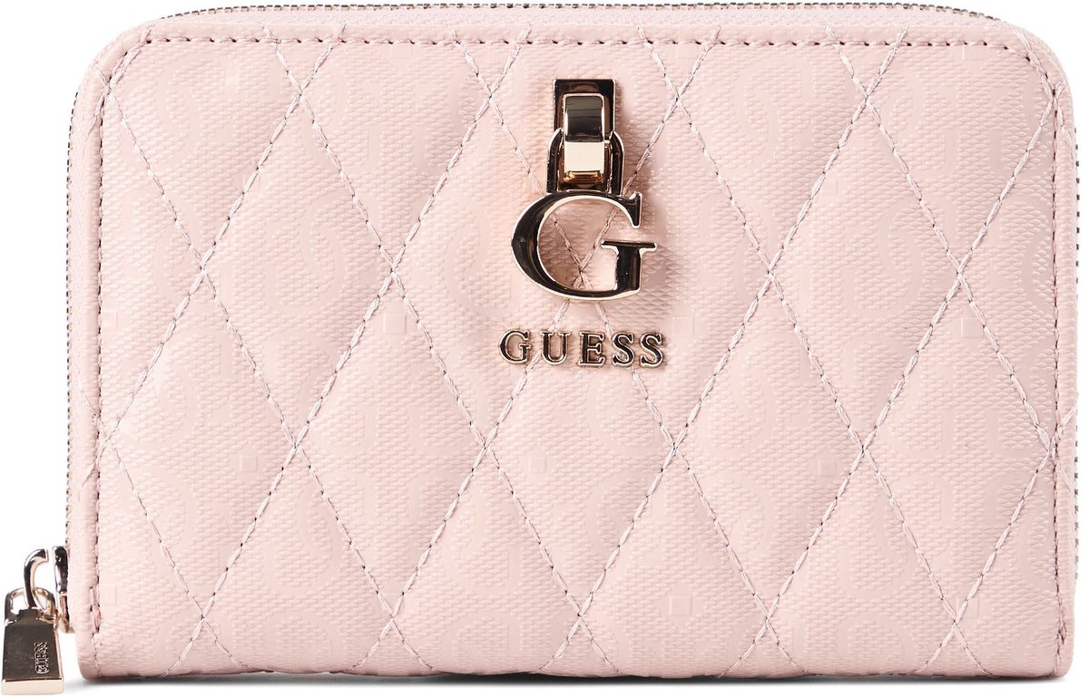 GUESS portemonnee Tamara SLG Zip Around Wallet Light Pink roze