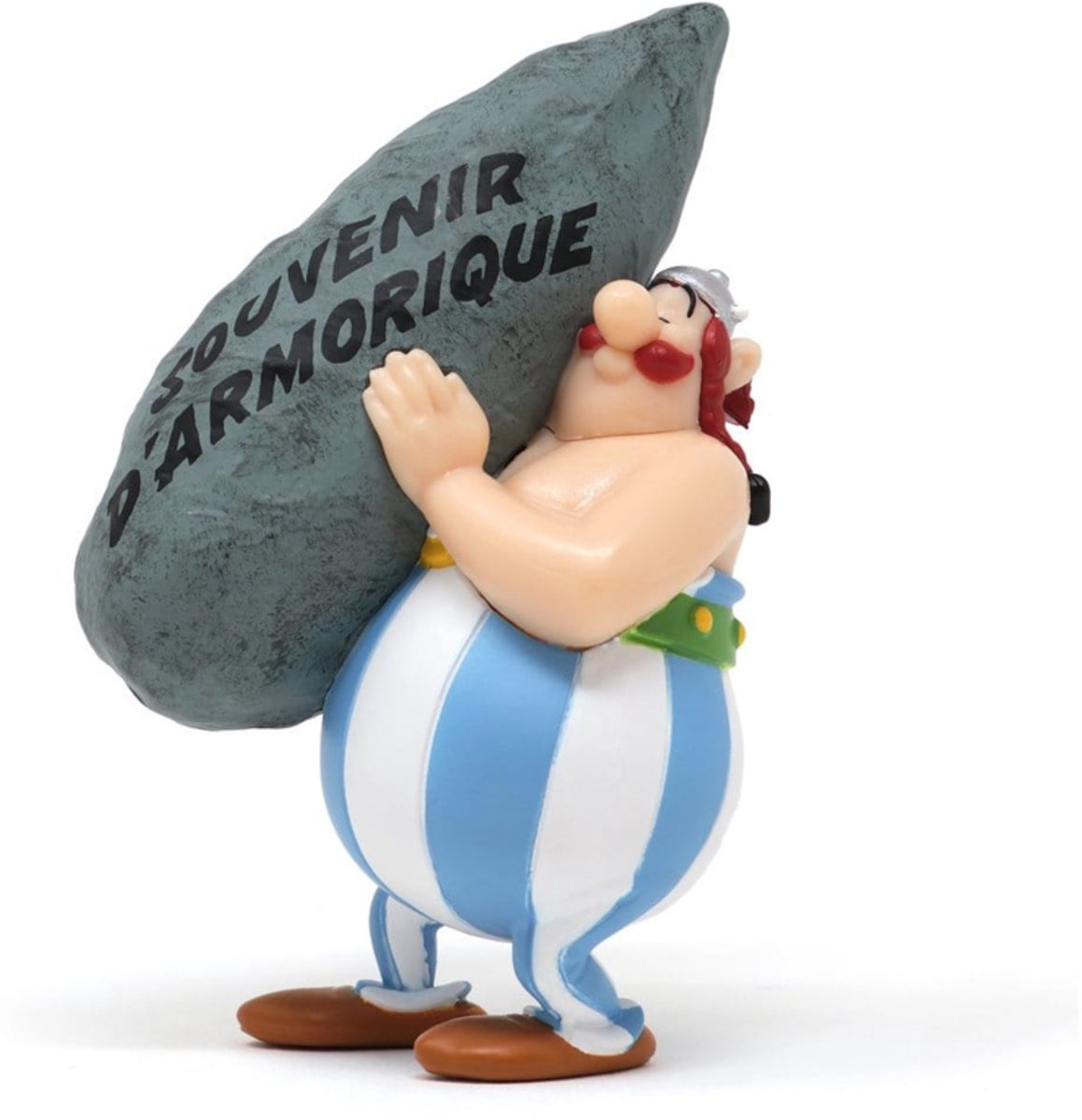 Plastoy Asterix PVC Figure Obelix Souvenir from Armorica 9 cm Mini-Figuur