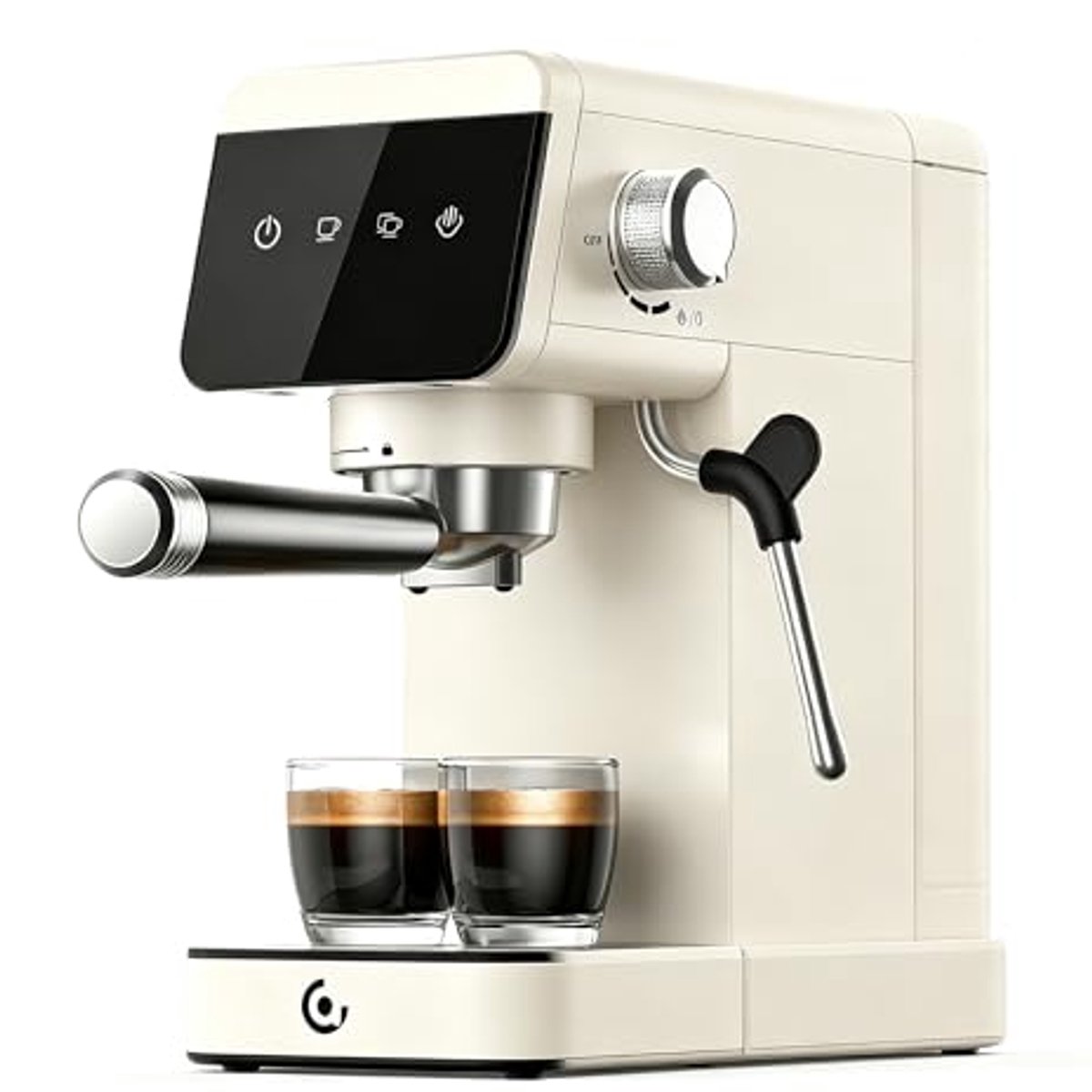 Espressomachine 20 Bar – Met Melkopschuimer & LED Touchscreen – 1,2L Waterreservoir – 1350W RVS