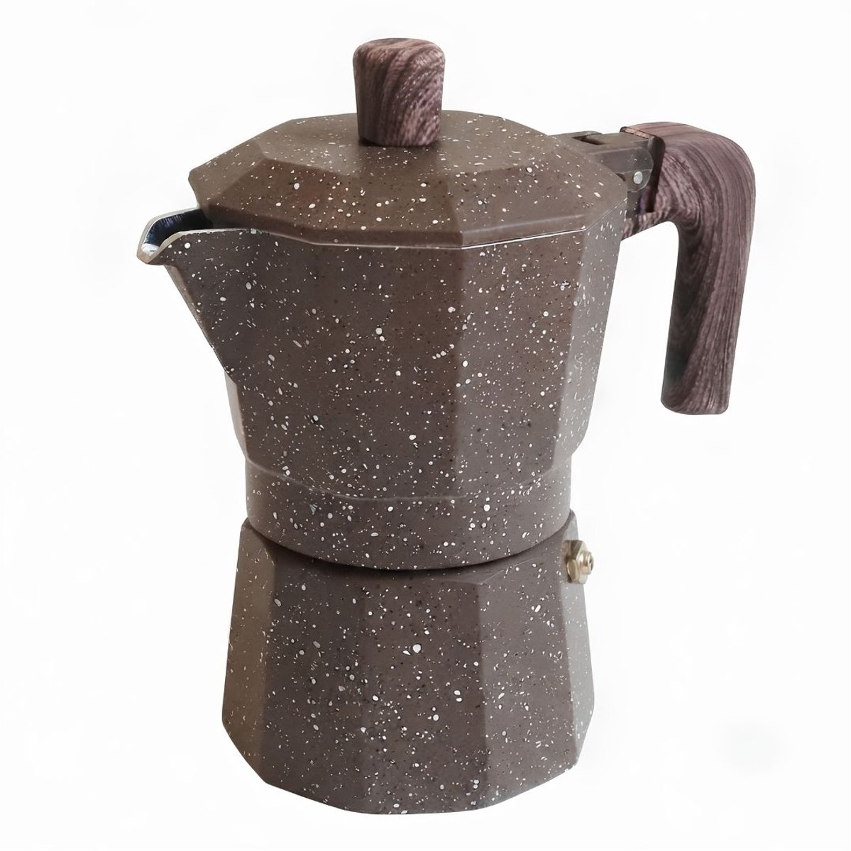LNMsolutions® Percolator - Bialetti - Geschikt voor Inductie - Bruin - 13cm x 7cm x 13cm
