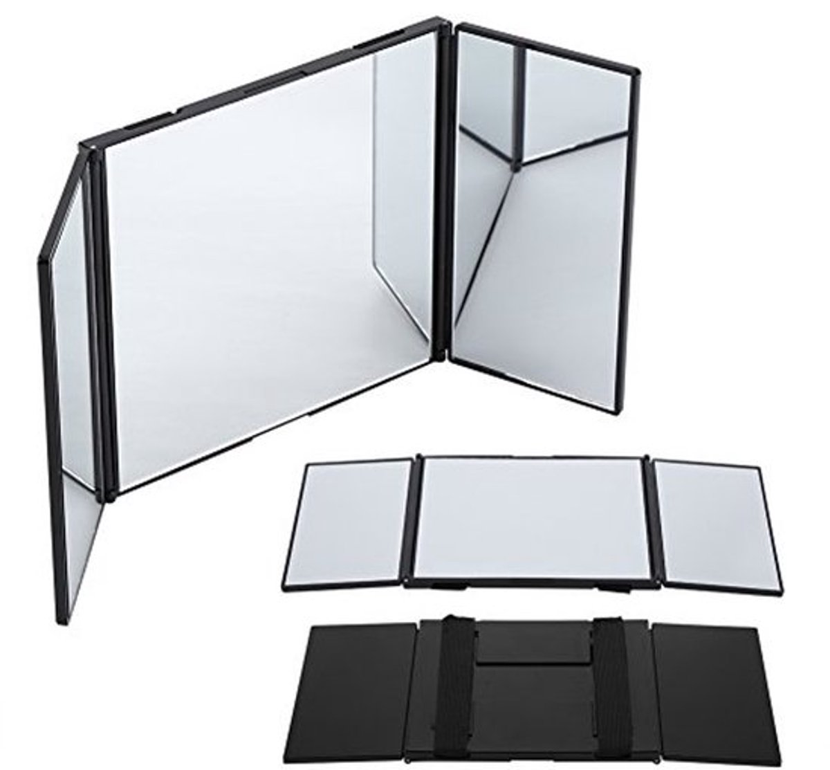 Opvouwbare make-up spiegel voor auto - Decoratief accessoire voor zonneklep