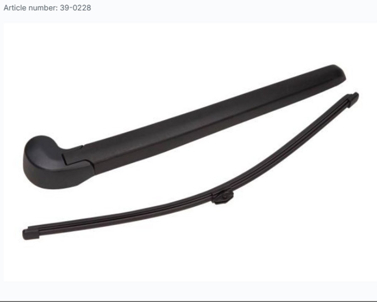 MAXGEAR Achterruitenwisserarm 39-0228 | OEM 8K9955407 | 8K9955425 | 8K9955205 | Geschikt voor Audi A4 B8 Avant (8K5), A4 Allroad B8 (8KH) | Achter | Inclusief Wisserblad 405 mm