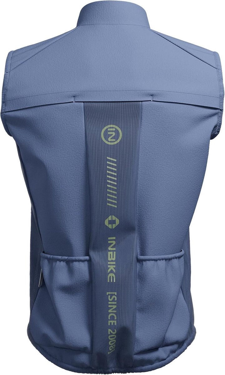 Heren Fietsvest - Blauw - M - Lichtgewicht Ademend Winddicht - Voor Fietsers