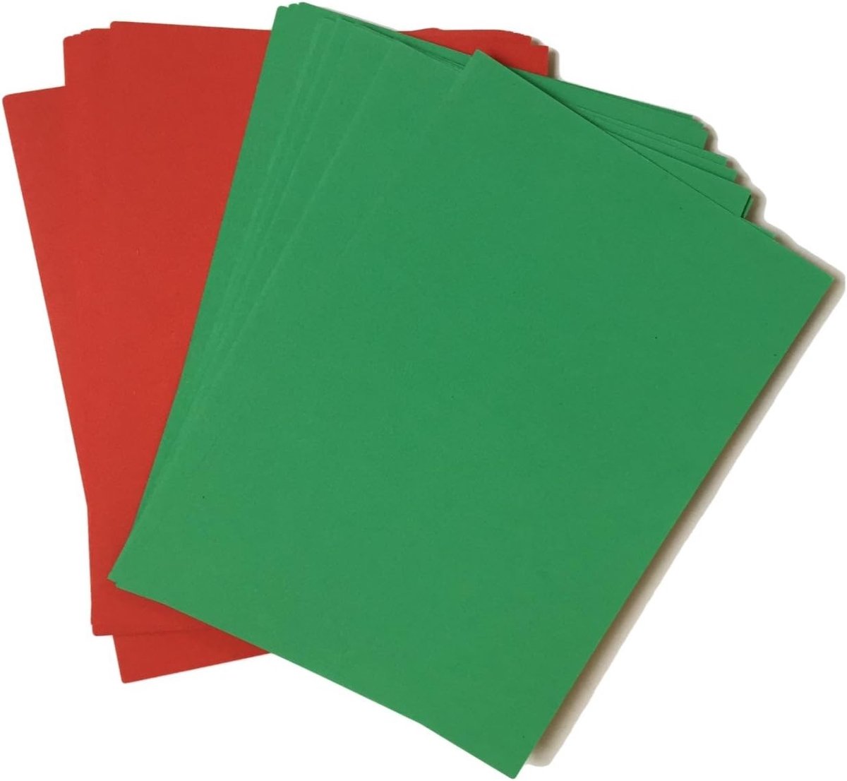 Kerstkaart - Rood/Groen - A4 - 210 gsm - Voor Kaarten Maken en Hobby Crafts