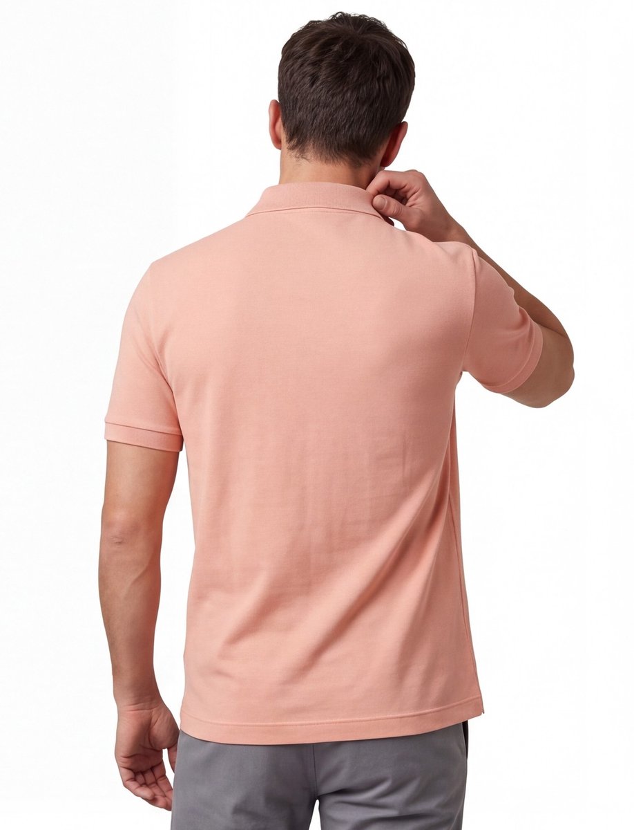 Lacoste poloshirt korte mouw roze