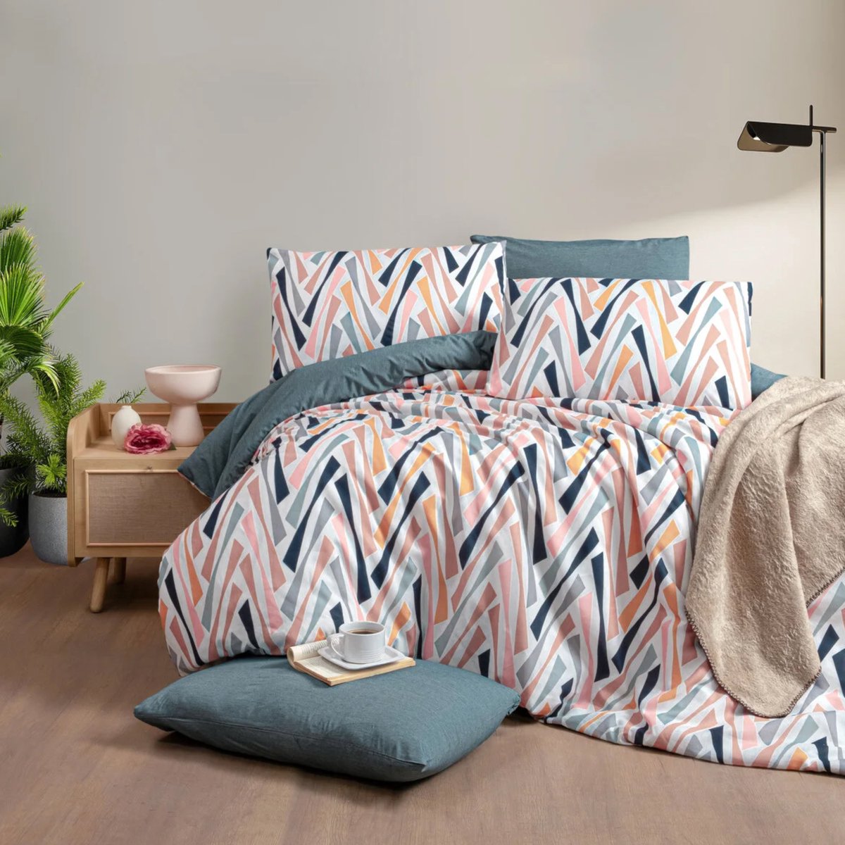 Dekbedovertrekset - Lits-Jumeaux - 240x220+ 2 kussenslopen 60x70 - Shap