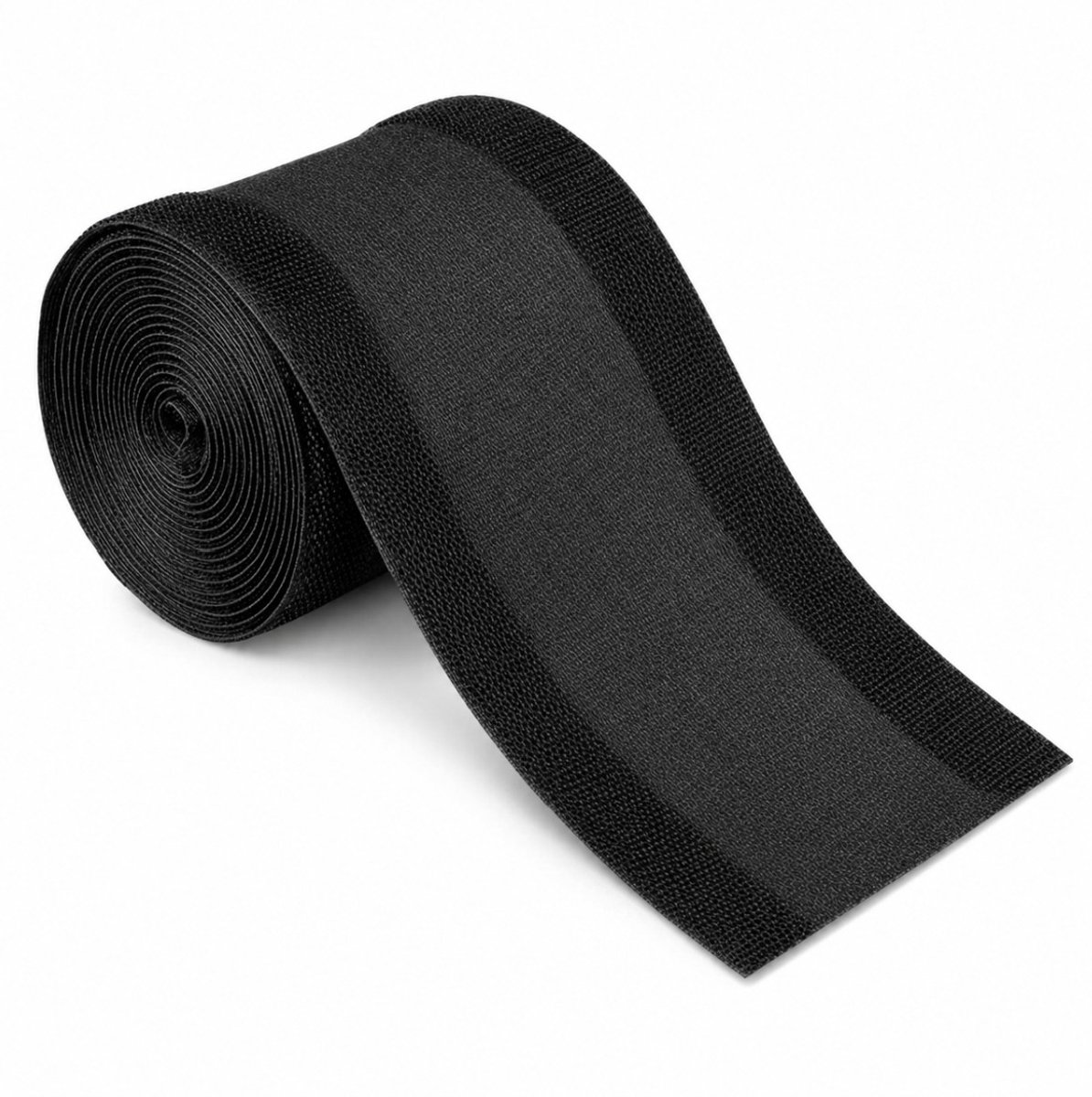 BSS® Kabelmat 600 x 10 cm – Zware Vloer Kabelbeschermer – Antislip Kabel Cover voor Kantoor en Thuis - Zwart