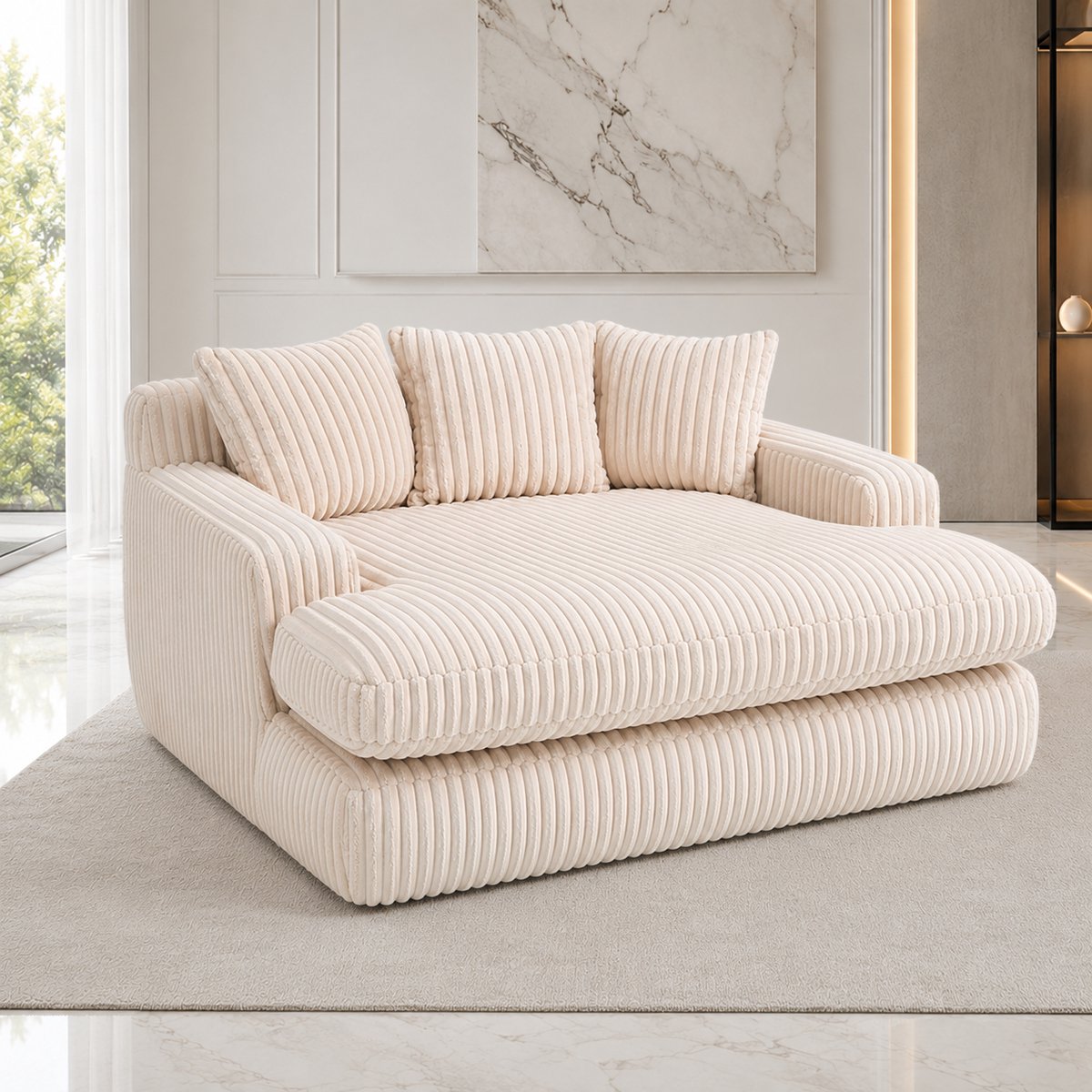 Luxe Corduroy Cloud Slaapbank / - Novihome