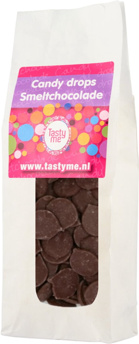 Tasty Me Candy Melts Drops - bruine smeltchocolade - 300g