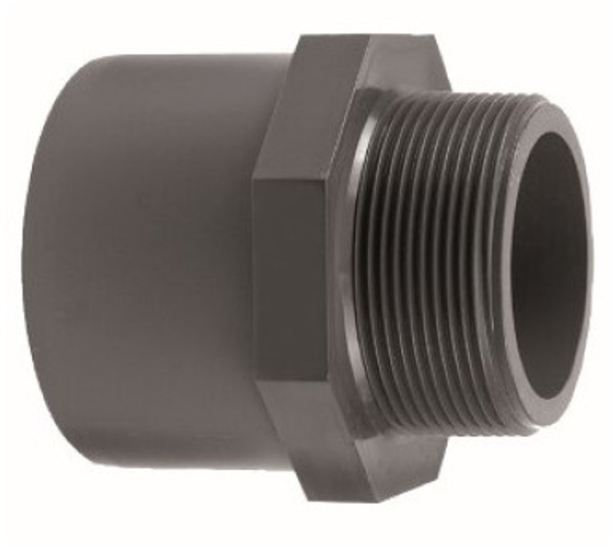 Druk PVC puntstuk - 25/32mm x 1 - 16 bar