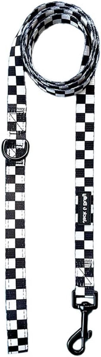 Hondenriem - Hondenlijn - Veilig Wandelen - Gevoerde handgreep - 152 cm - Geruit
