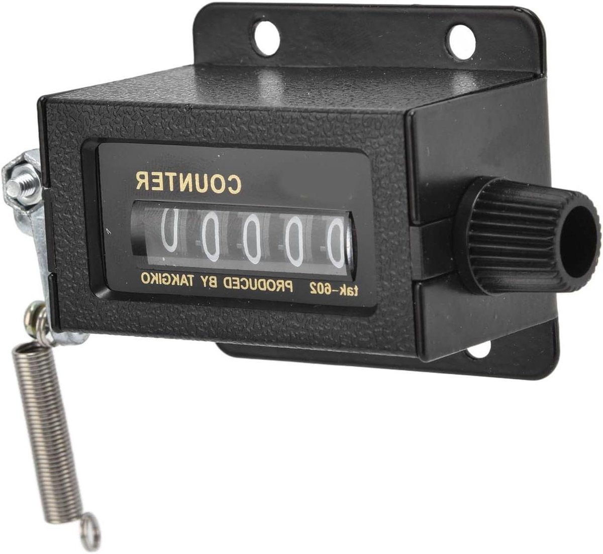 Mechanische Teller - 5 Cijfers Teller - Tellen en Registreren - Met Reset Functie - 80 x 33 mm - Zwart
